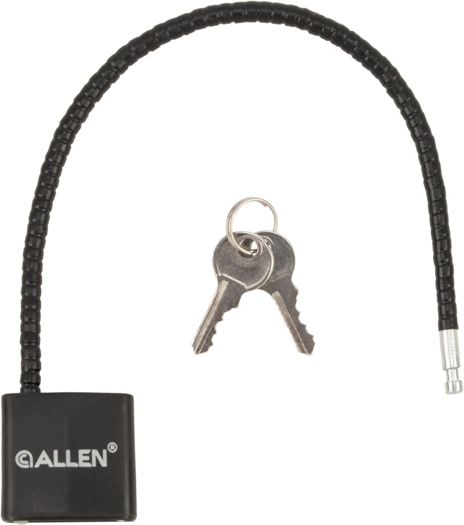Allen Cable Gun Lock for Shotguns, Rifles  Handguns (2 Keys)