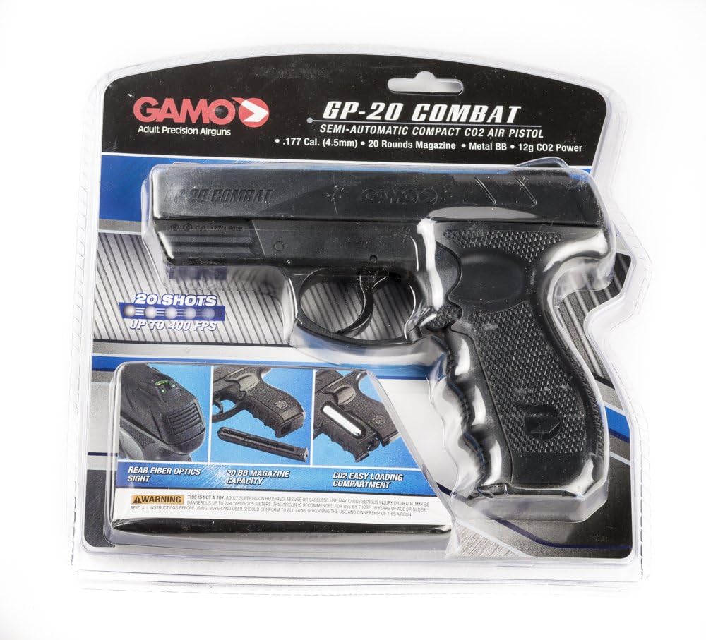 Gamo GP-20 COMBAT BB PISTOL 611139754 Air Pistol .177