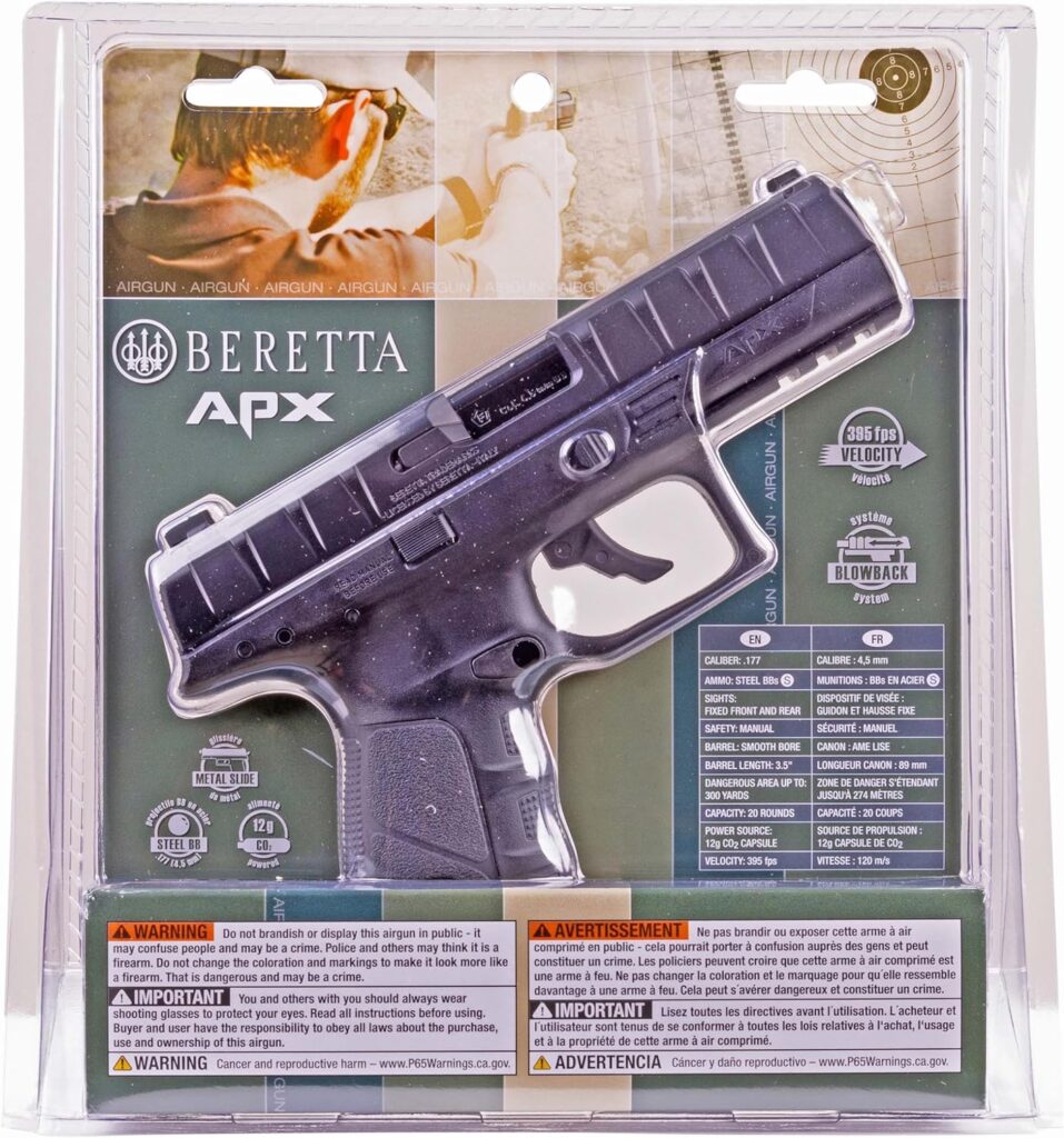 Beretta APX .177 Caliber BB Gun Air Pistol